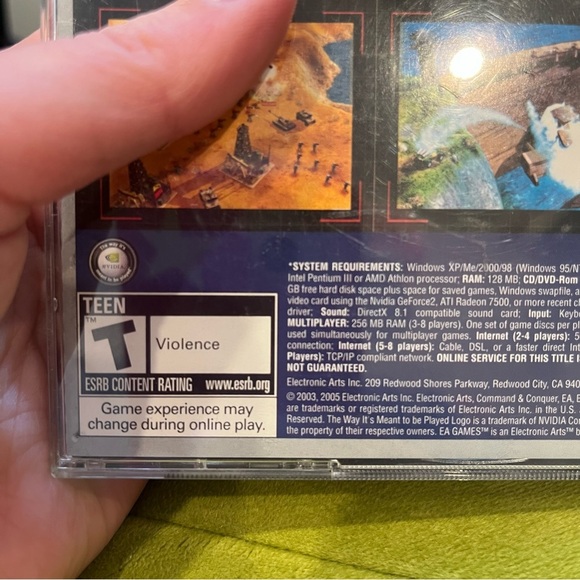 Command & Conquer Generals PC cd rom 2005 - EA Games 2 discs - Picture 3 of 5